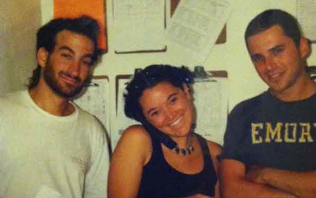 Joe and Jen Boxerman with a friend