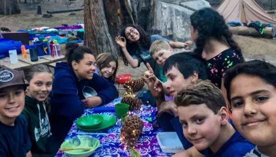 Eating dinner on the Taste of Quest adventure quest