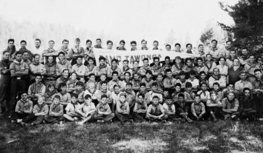 Group of Camp Tawonga campers back in the day