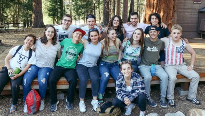 Counselors in training smiling